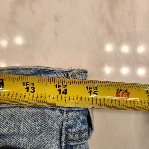 VON DUTCH Low Rise Bootcut Patch Embroidered Jeans Light Wash Y2K Size 26 NWT - Picture 8 of 9